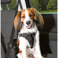 Arnés de seguridad negro DogProtect para el coche para perros
