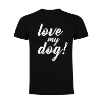 Camiseta hombre "Love my dog"