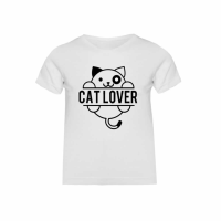 Camiseta niña "Cat lover"