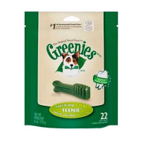 Greenies Snack de cuidado dental para perros Teenie 2-7 kg.