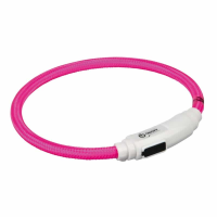 Collar LED para gatos rosa