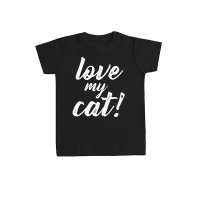 Camiseta niño/a "Love my cat!"